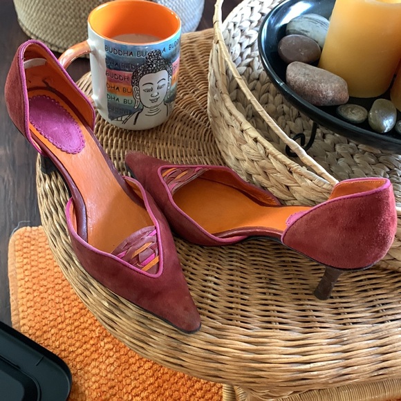 Super cute designer leather heels - Picture 4 of 5